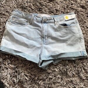 RSQ Tillys high rise stretch denim shorts 9 NWT.